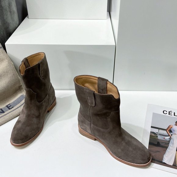 Isabel Marant Duerto Cowboy boots, dark grey, size 38 - Picture 5 of 9